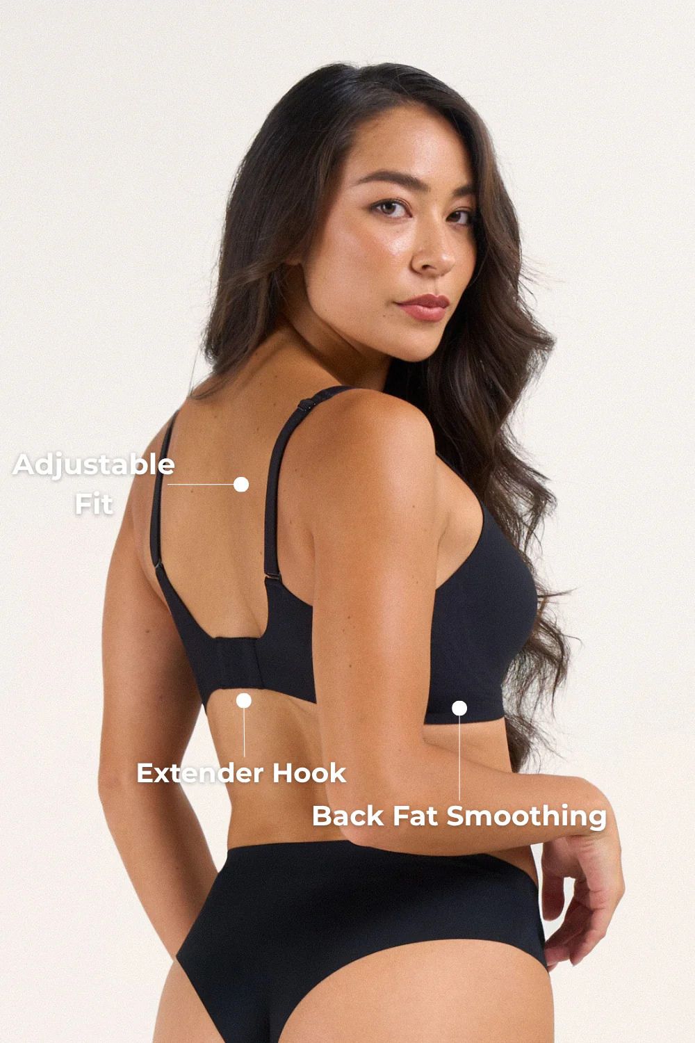 Seamless Deep V Push-Up Jelly Wireless Bra