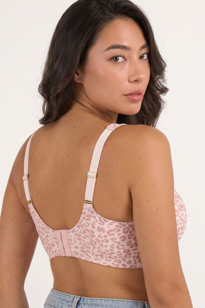 Seamless Deep V Push-Up Jelly Wireless Bra